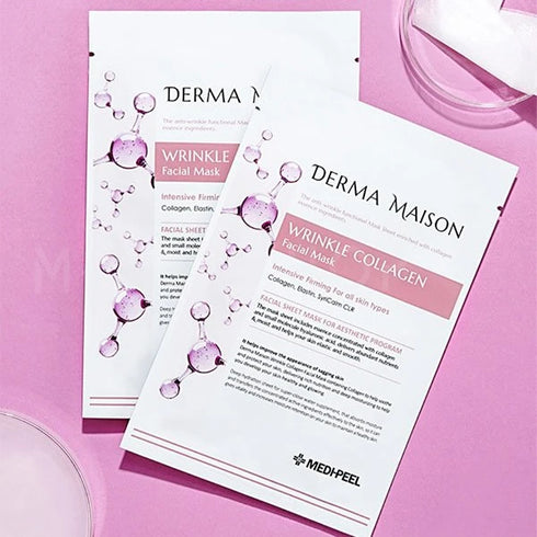 MEDIPEEL+ Derma Maison Wrinkle Collagen Facial Mask - 23ml