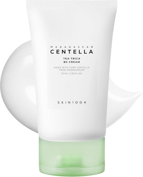 SKIN1004 Madagascar Centella Tea-Trica B5 Cream – Soothing Moisturizer for Acne-Prone Skin (75ml)