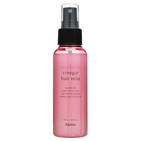 A'PIEU Raspberry Vinegar Hair Mist – Refreshing & Balancing Spray for Scalp and Hair, 105ml