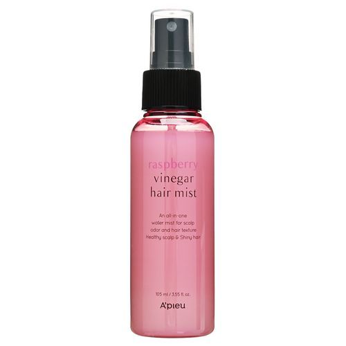 A'PIEU Raspberry Vinegar Hair Mist – Refreshing & Balancing Spray for Scalp and Hair, 105ml