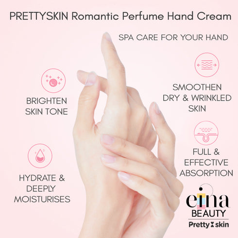 PRETTYSKIN - Romantic Perfume Hand Cream - Hyaluronic Acid - 100ml