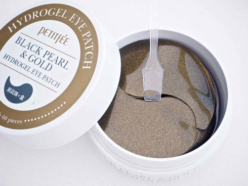 PETITFEE – Black Pearl & Gold Hydrogel Eye Patch – 60pcs