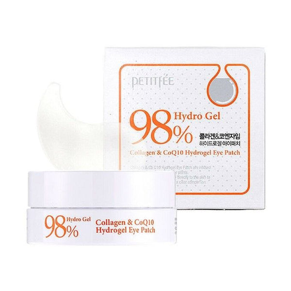 PETITFEE - Hydrogel Eye Patch - 1pack (60pcs) Collagen & Co Q10 - KRAP Beauty
