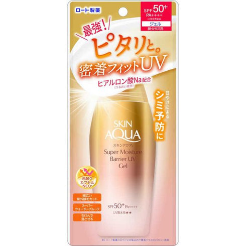 Rohto Mentholatum - Skin Aqua Super Moisture Barrier UV Gel SPF50+ PA++++ – 100g - KRAP Beauty